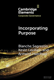 Elements in Corporate Governance